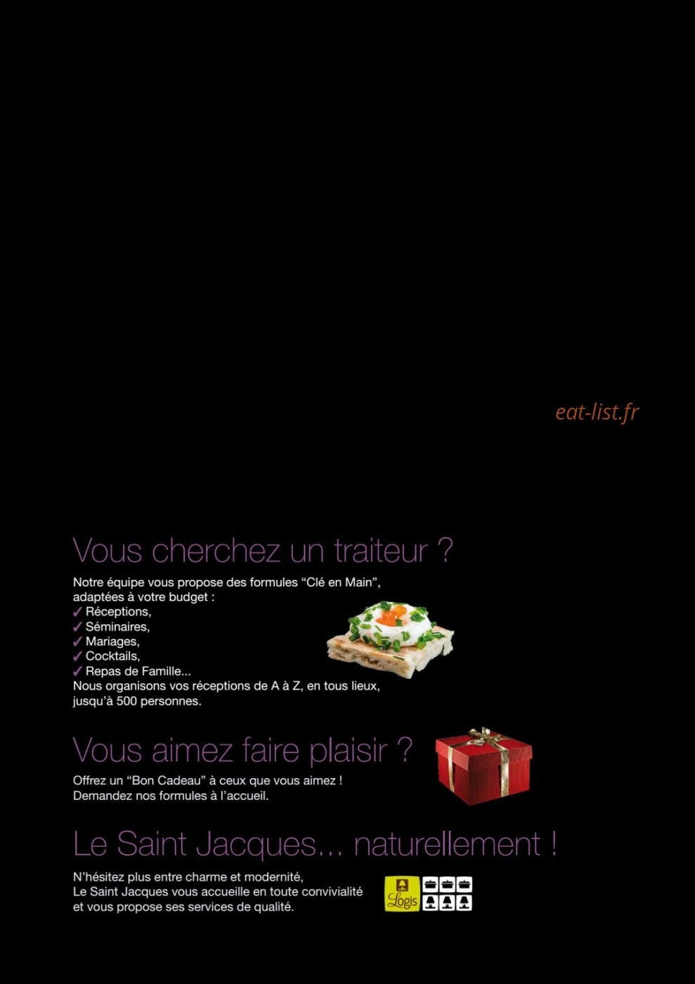 Le saint-jacques — carte page 7