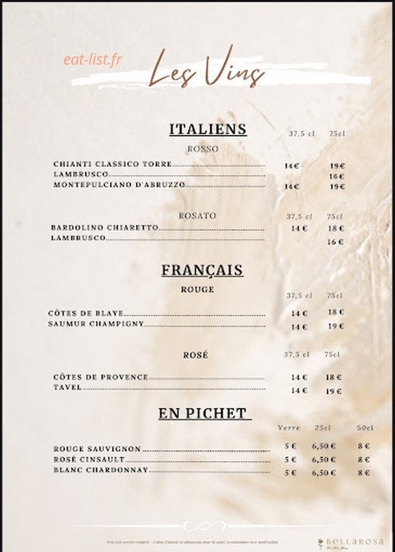 Bellarosa — carte page 4