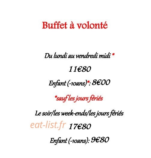 Grill168 — carte page 1
