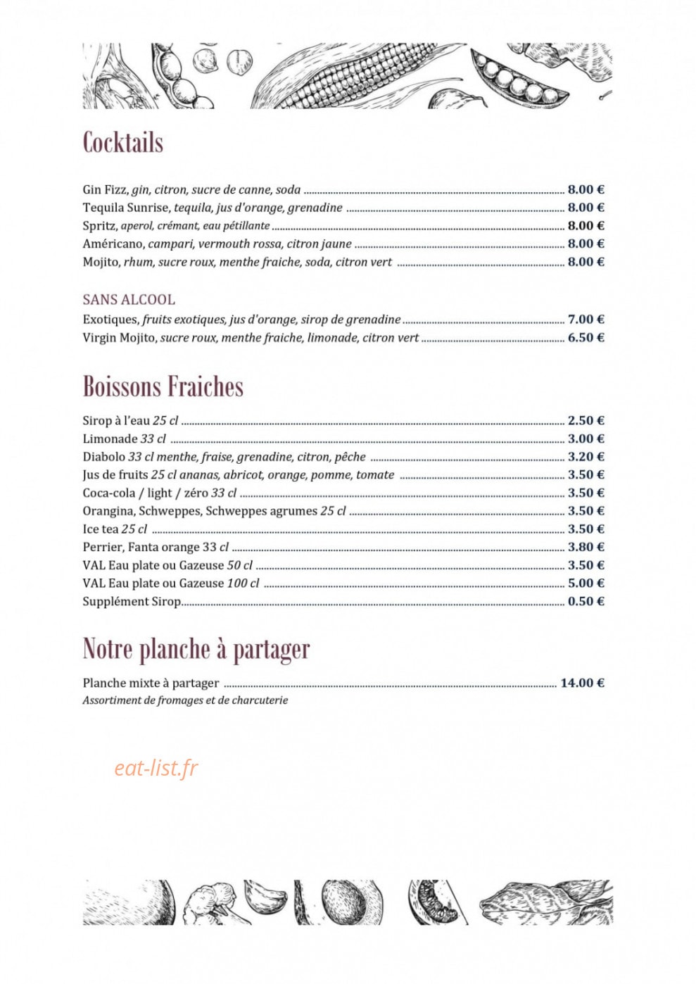 Le Moulin Temporel — carte page 5