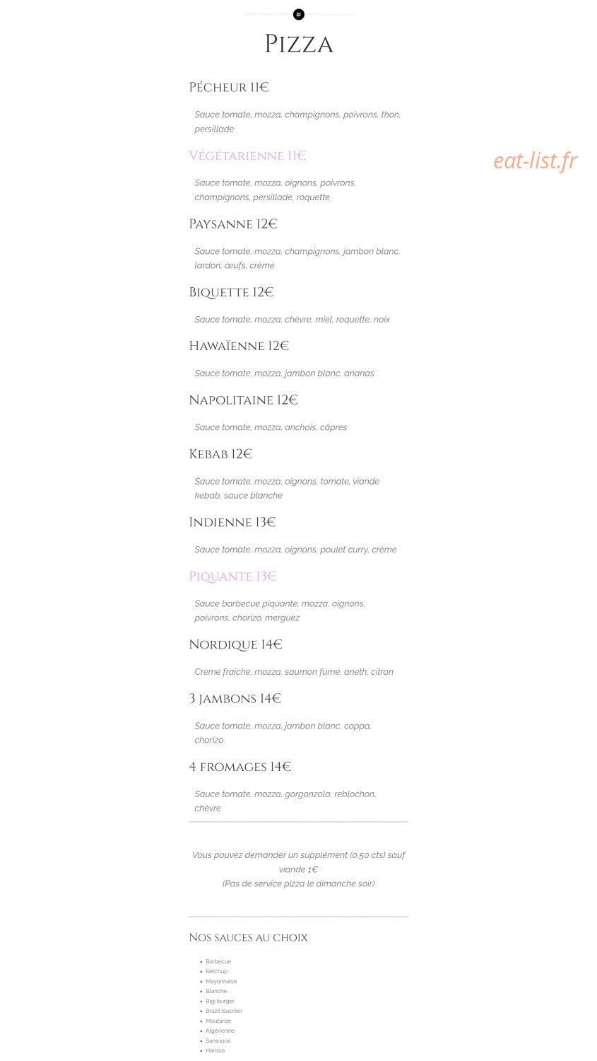 Le VS — carte page 1