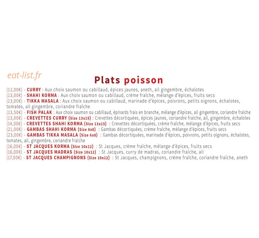Namaste — carte page 9