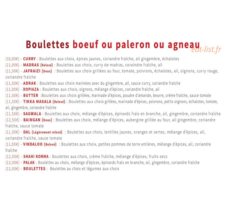 Namaste — carte page 8
