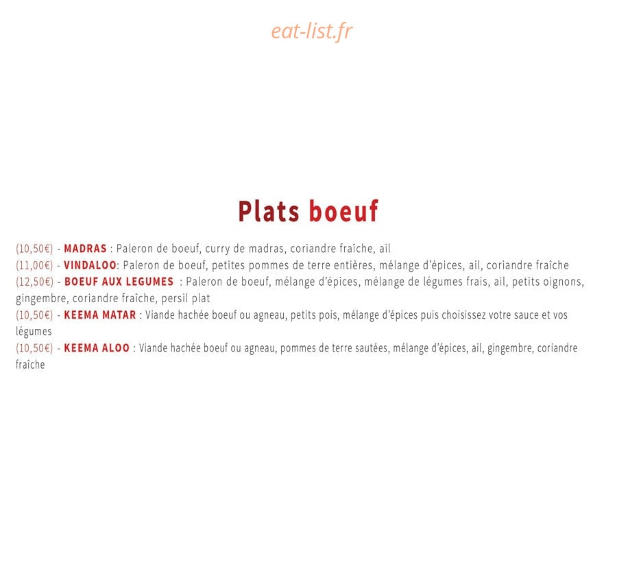 Namaste — carte page 2