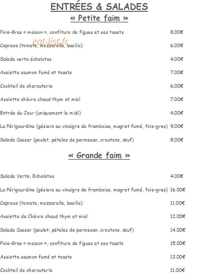 Rital café — carte page 3