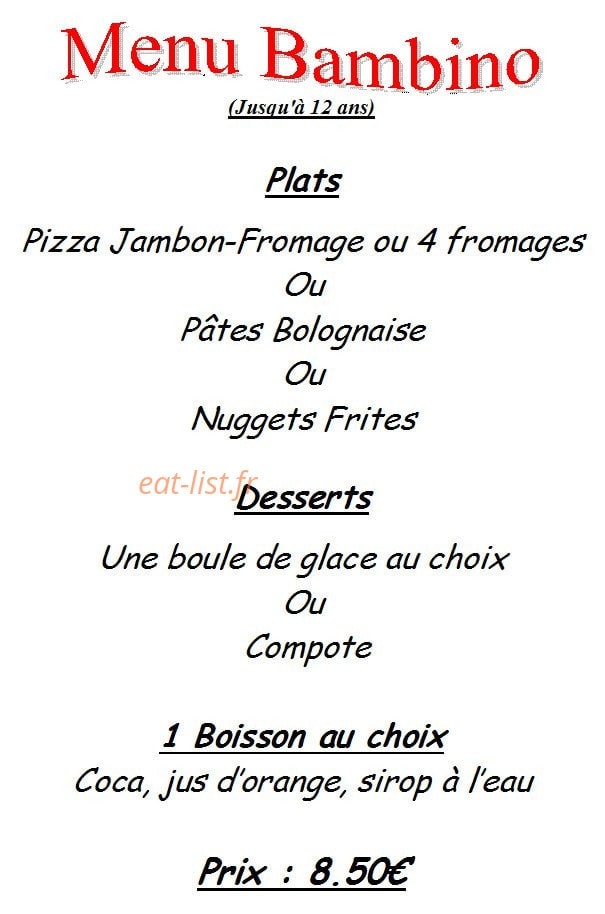 Rital café — carte page 2
