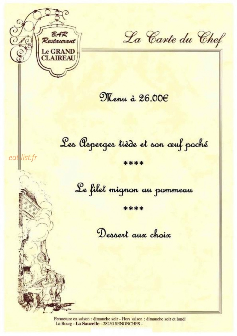 Le Grand Claireau — carte page 3