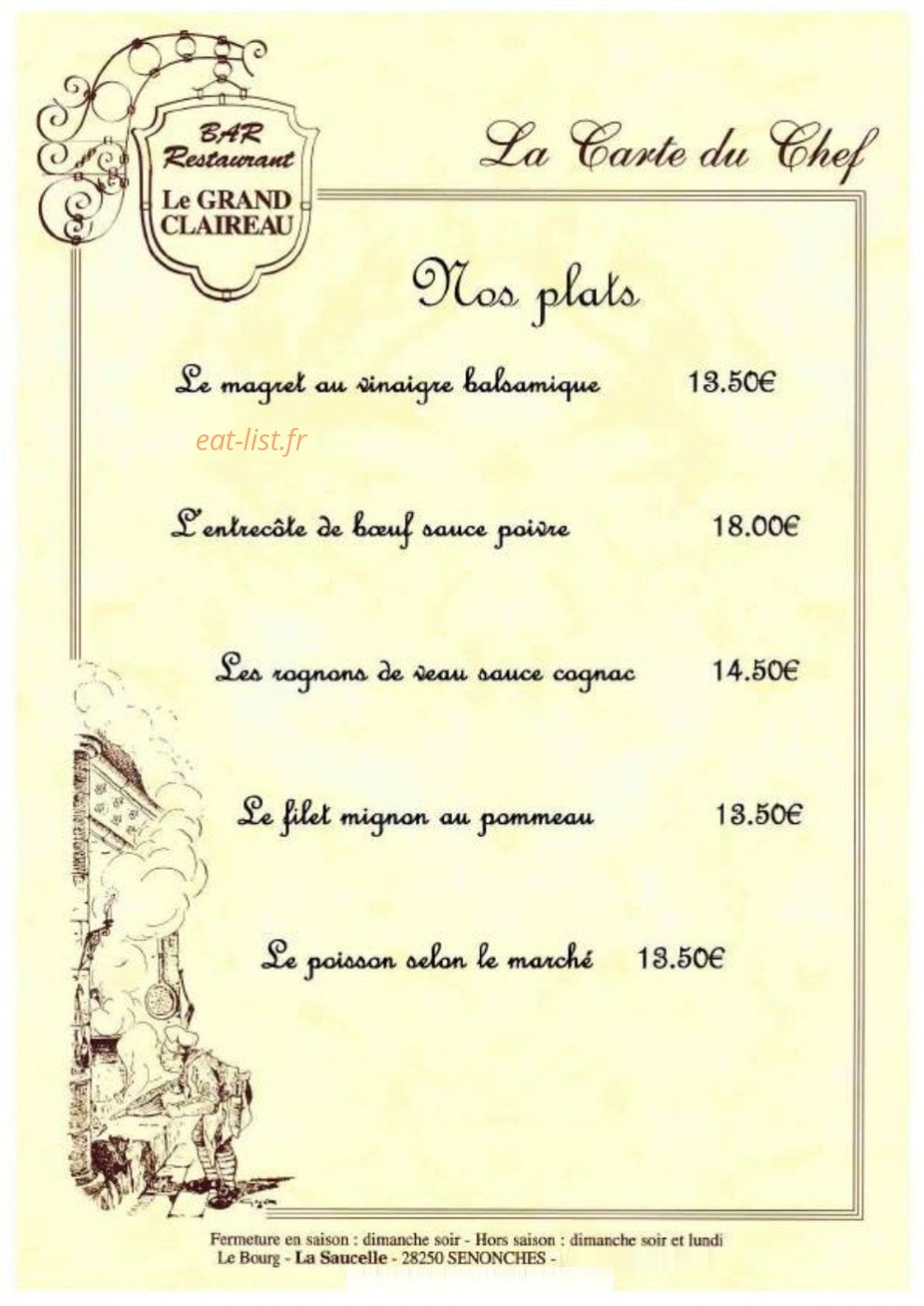 Le Grand Claireau — carte page 2