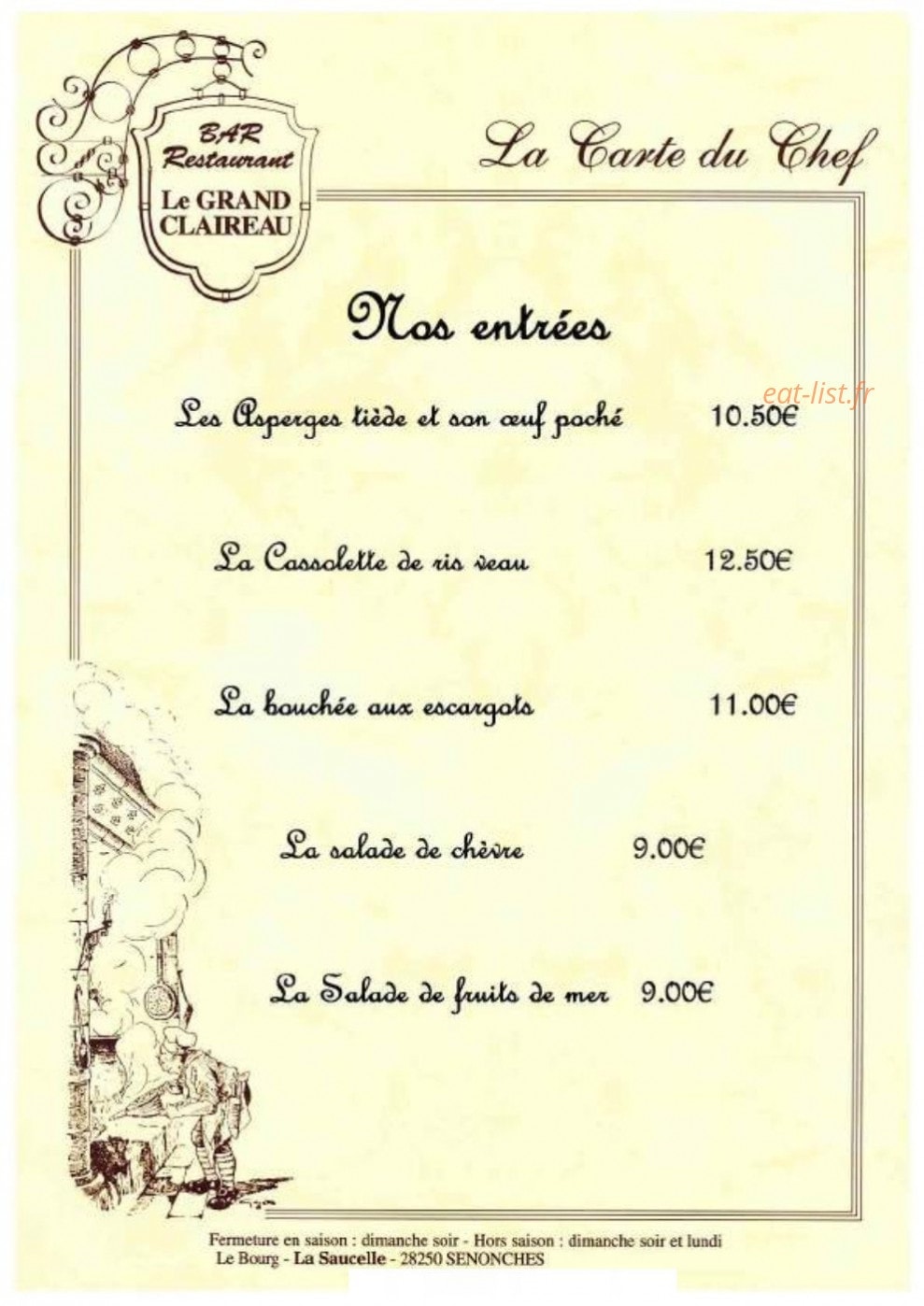 Le Grand Claireau — carte page 1