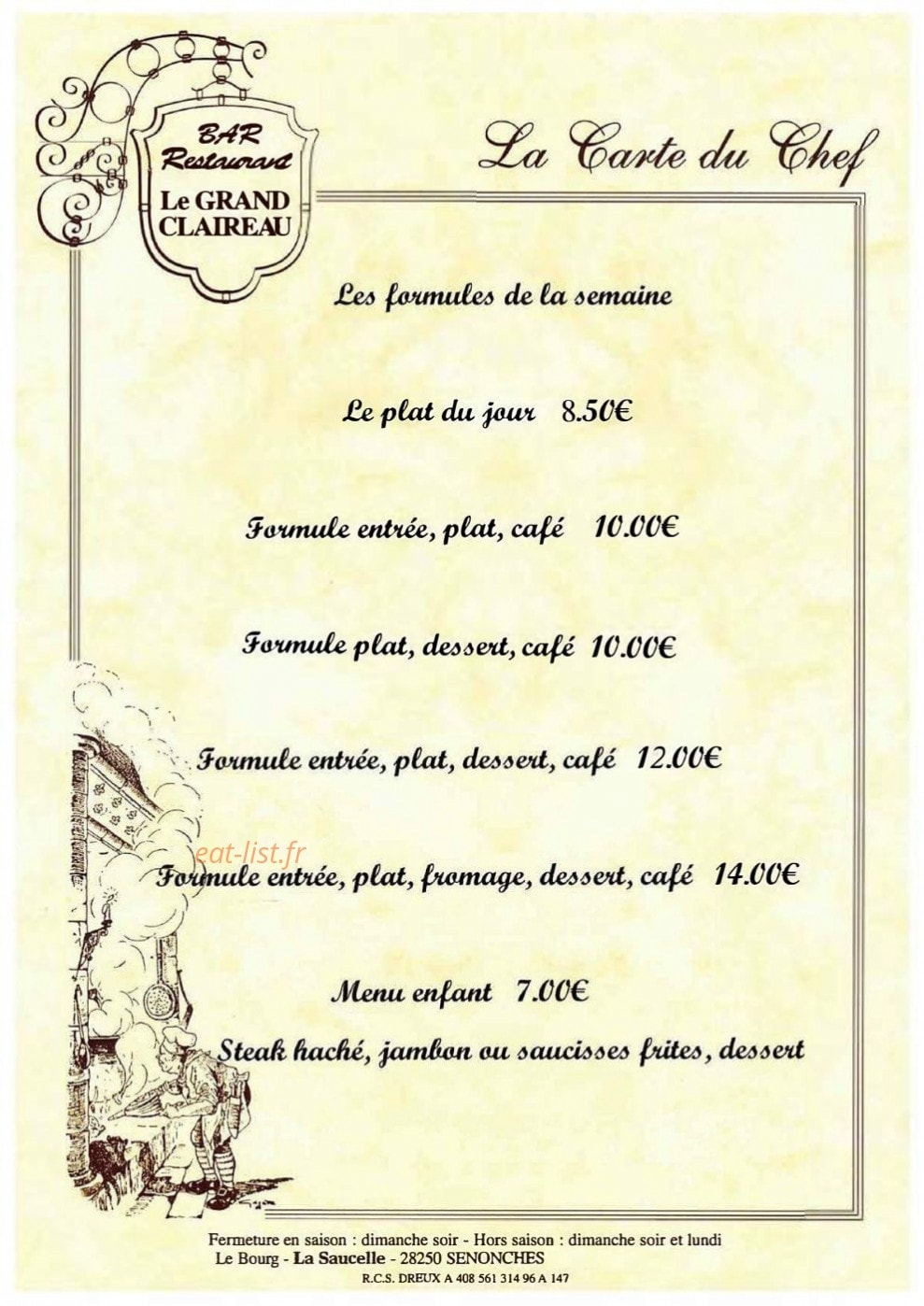 Le Grand Claireau — carte page 5