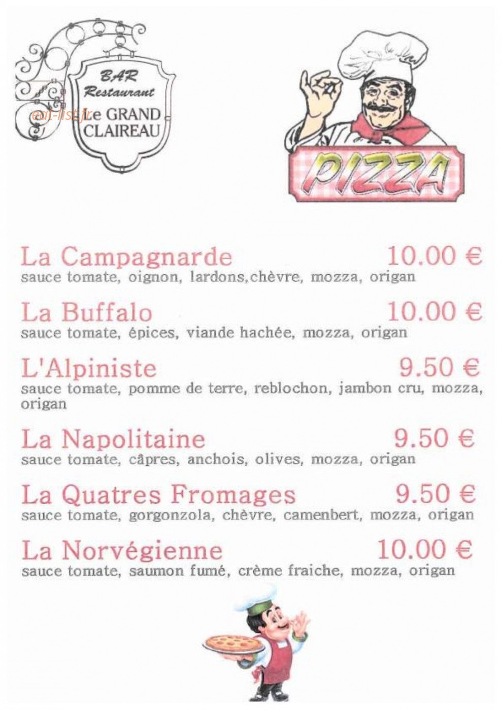 Le Grand Claireau — carte page 7