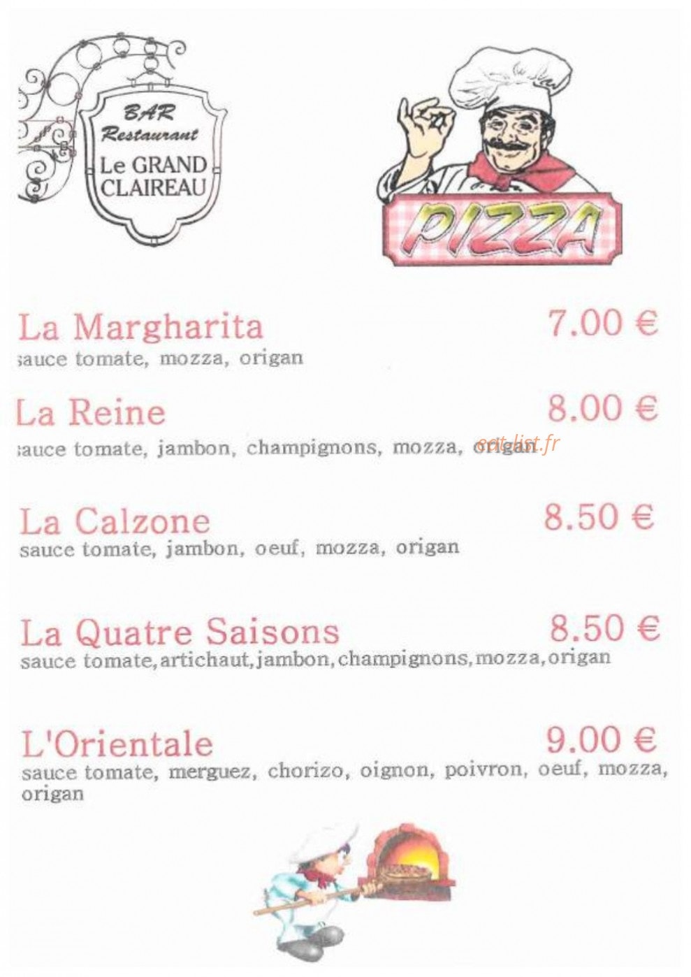 Le Grand Claireau — carte page 6