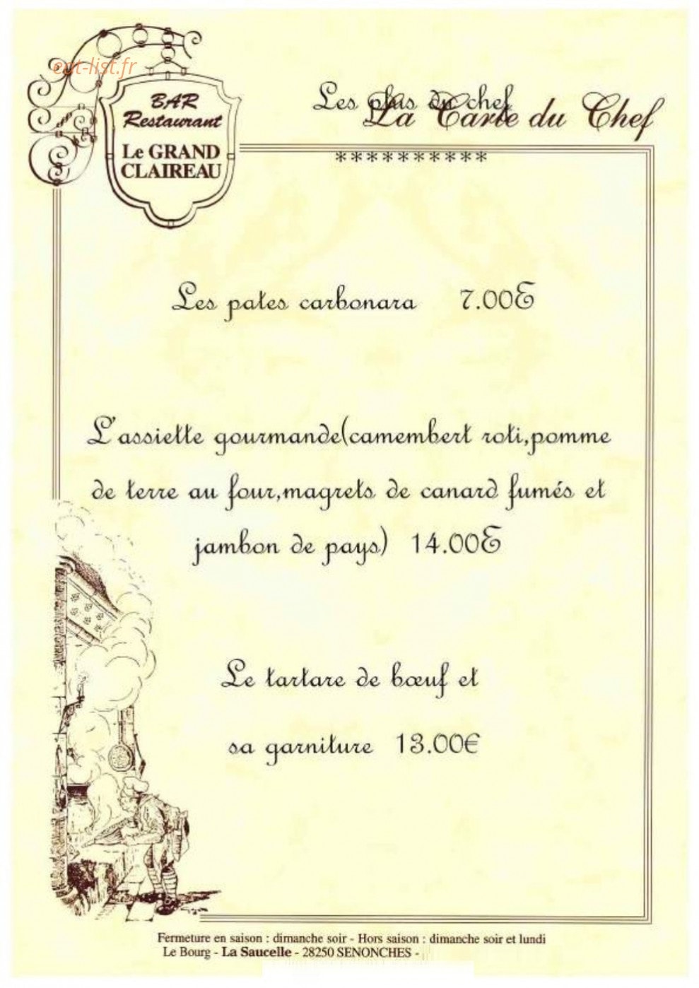 Le Grand Claireau — carte page 4