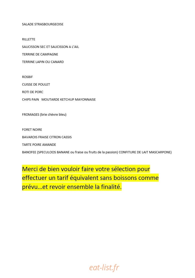 Chez Sophie — carte page 2