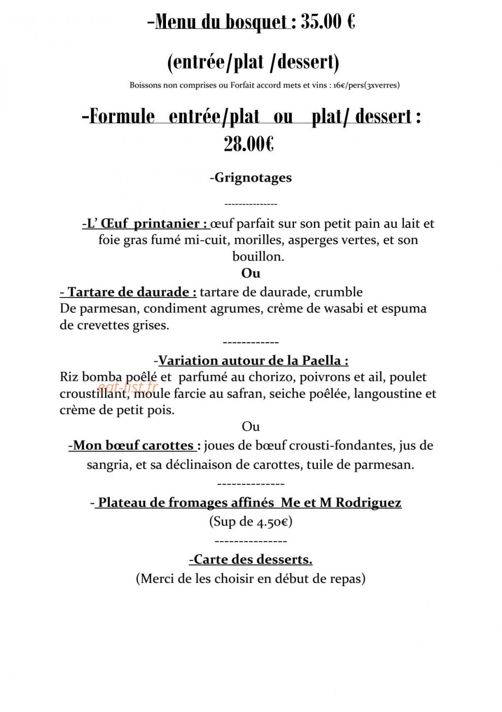 La Forêt — carte page 2