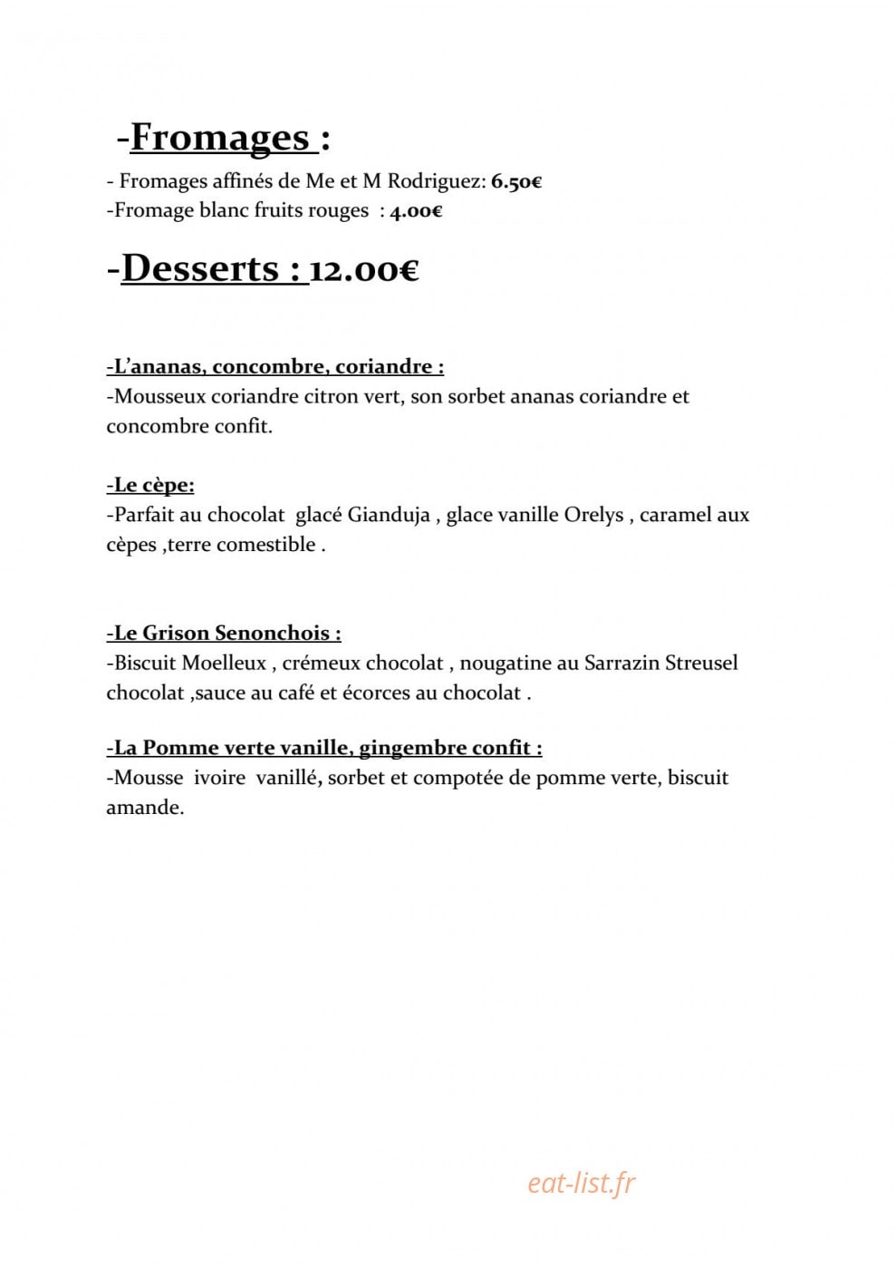 La Forêt — carte page 5