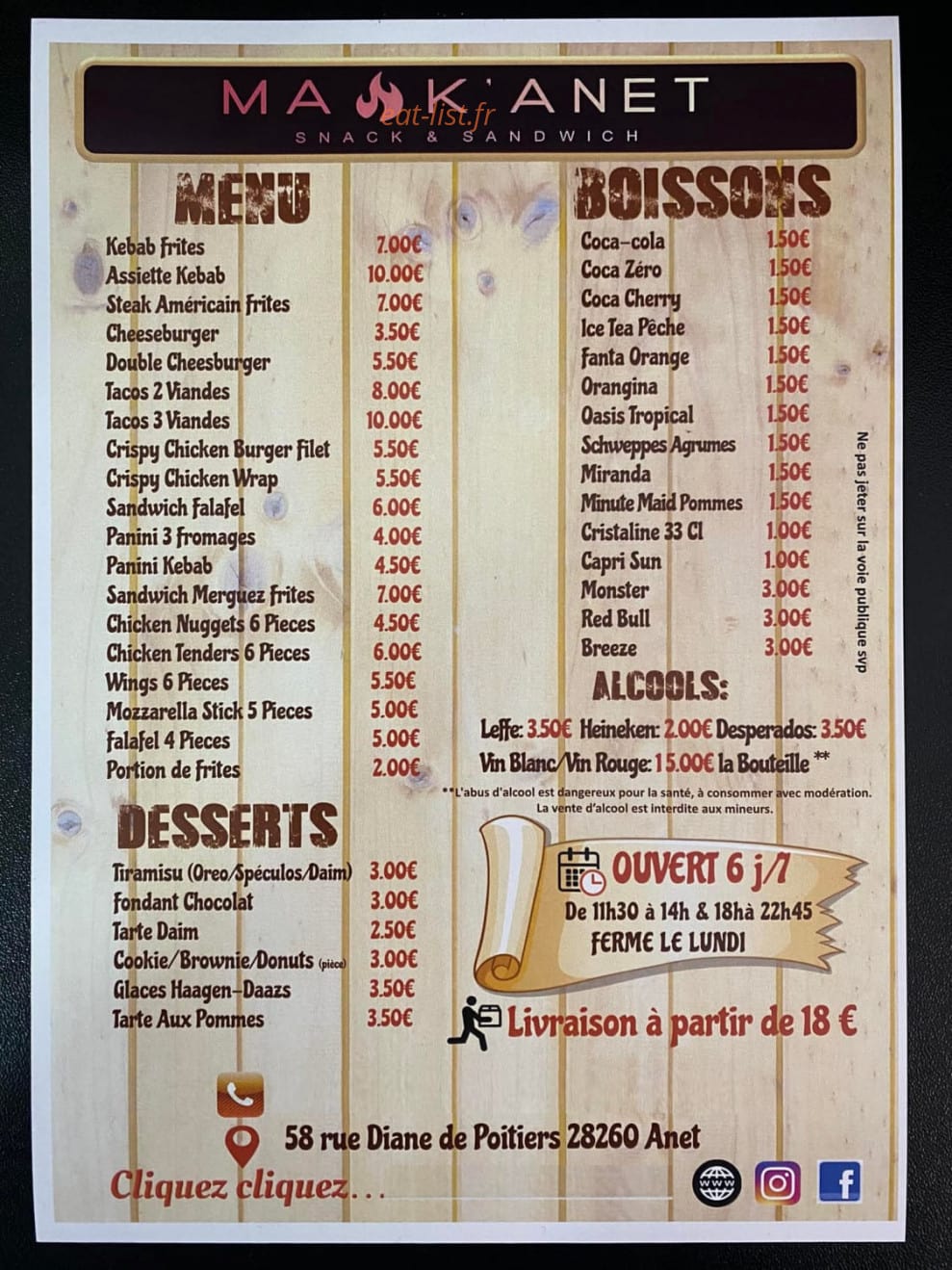 Ma K'Anet — carte page 1