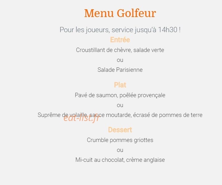 Golf Parc Robert Hersant — carte page 2