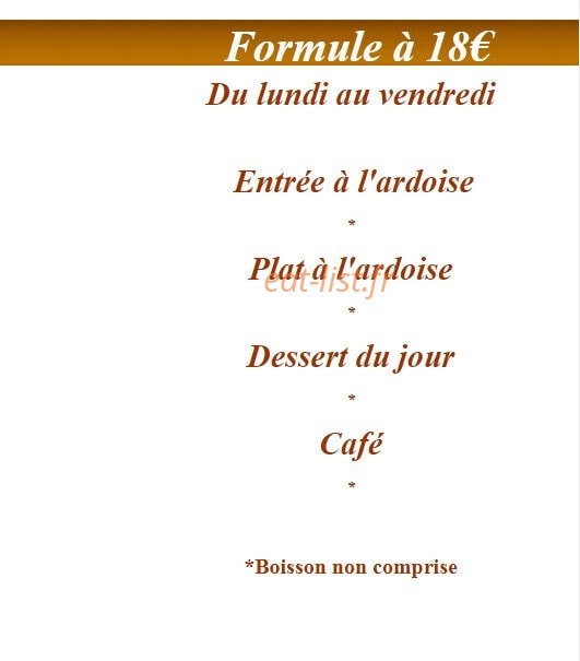 L'Auberge De La Gare — carte page 2