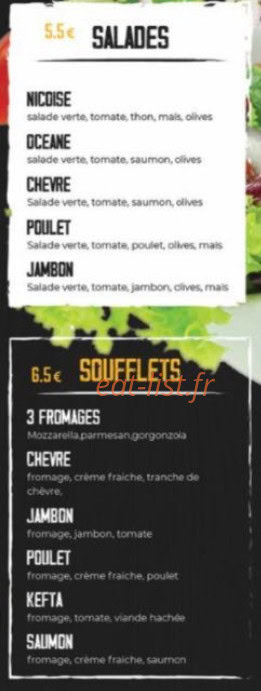 James food — carte page 2
