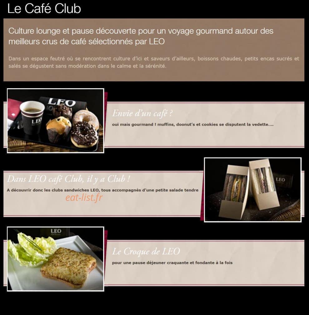 Leo Resto — carte page 5