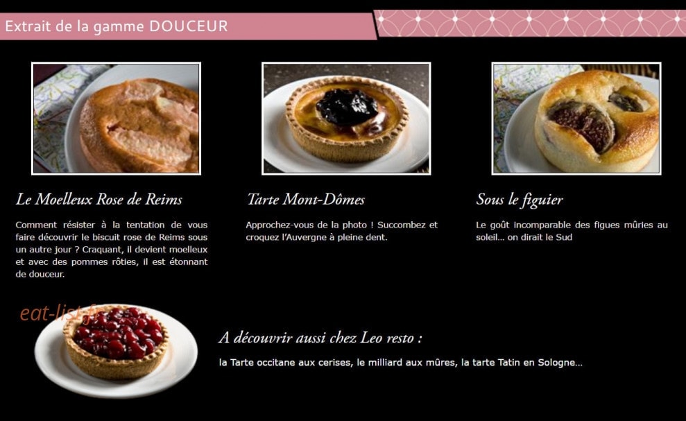 Leo Resto — carte page 4