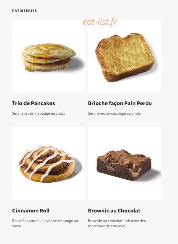 Starbucks Coffee — carte page 19