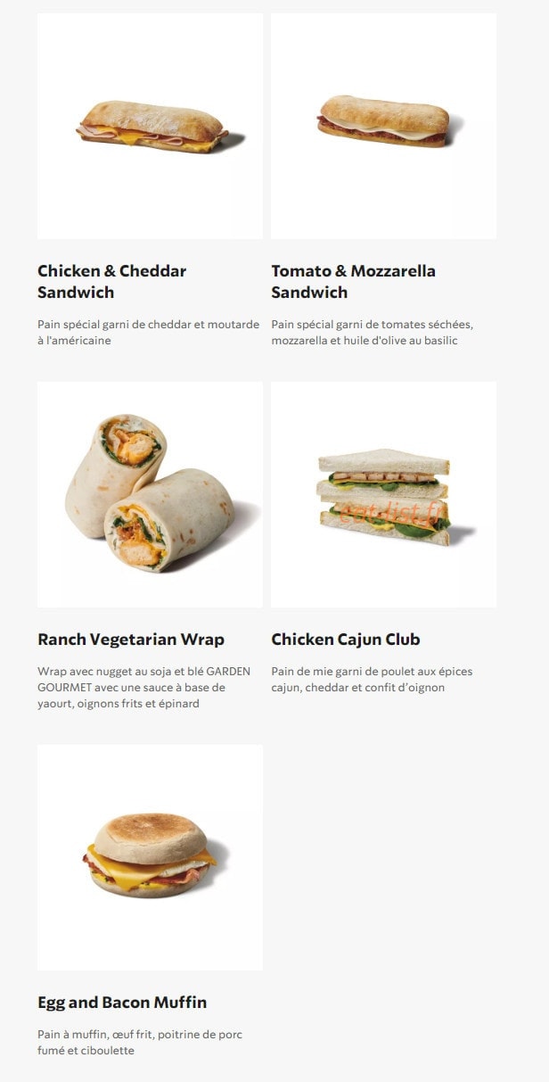 Starbucks Coffee — carte page 25