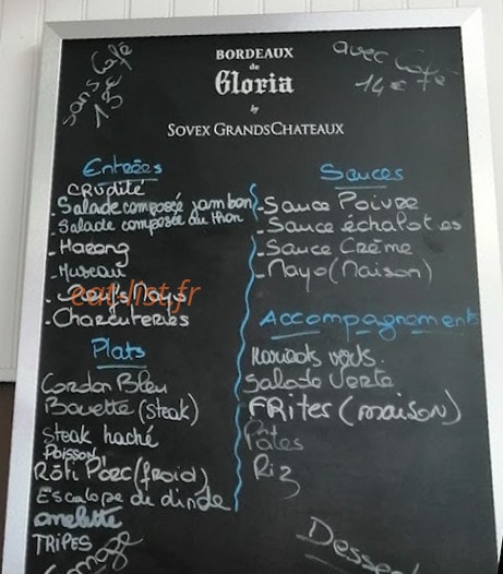 Chez Vero et Gaela — carte page 1