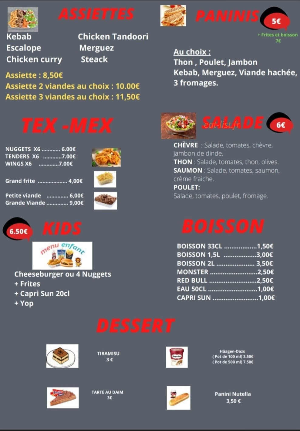 Good Food — carte page 3