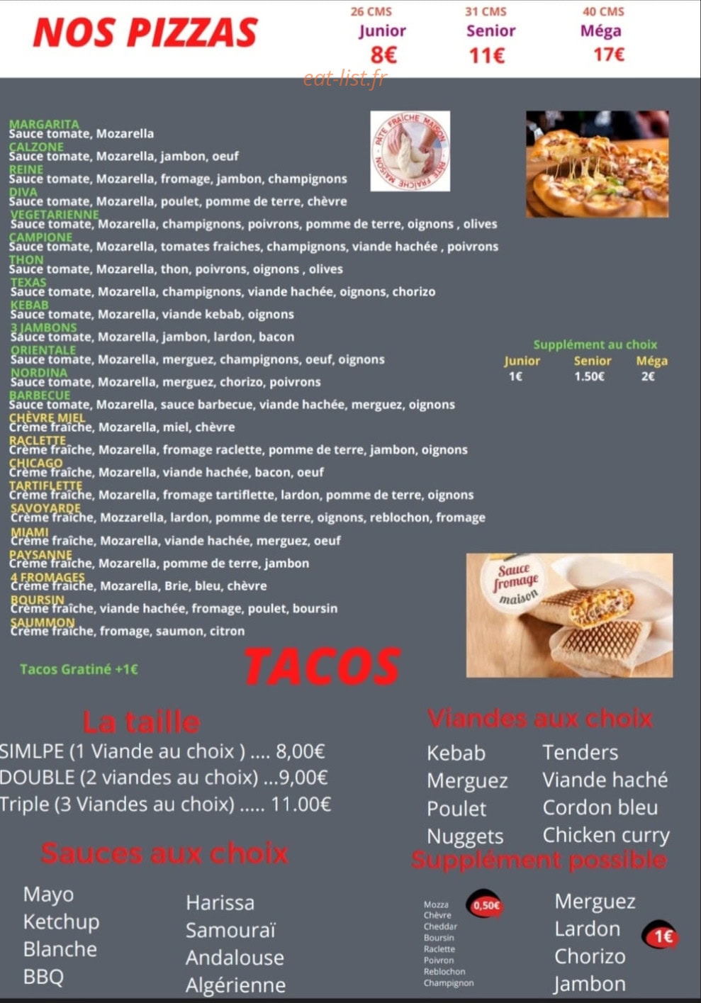 Good Food — carte page 2