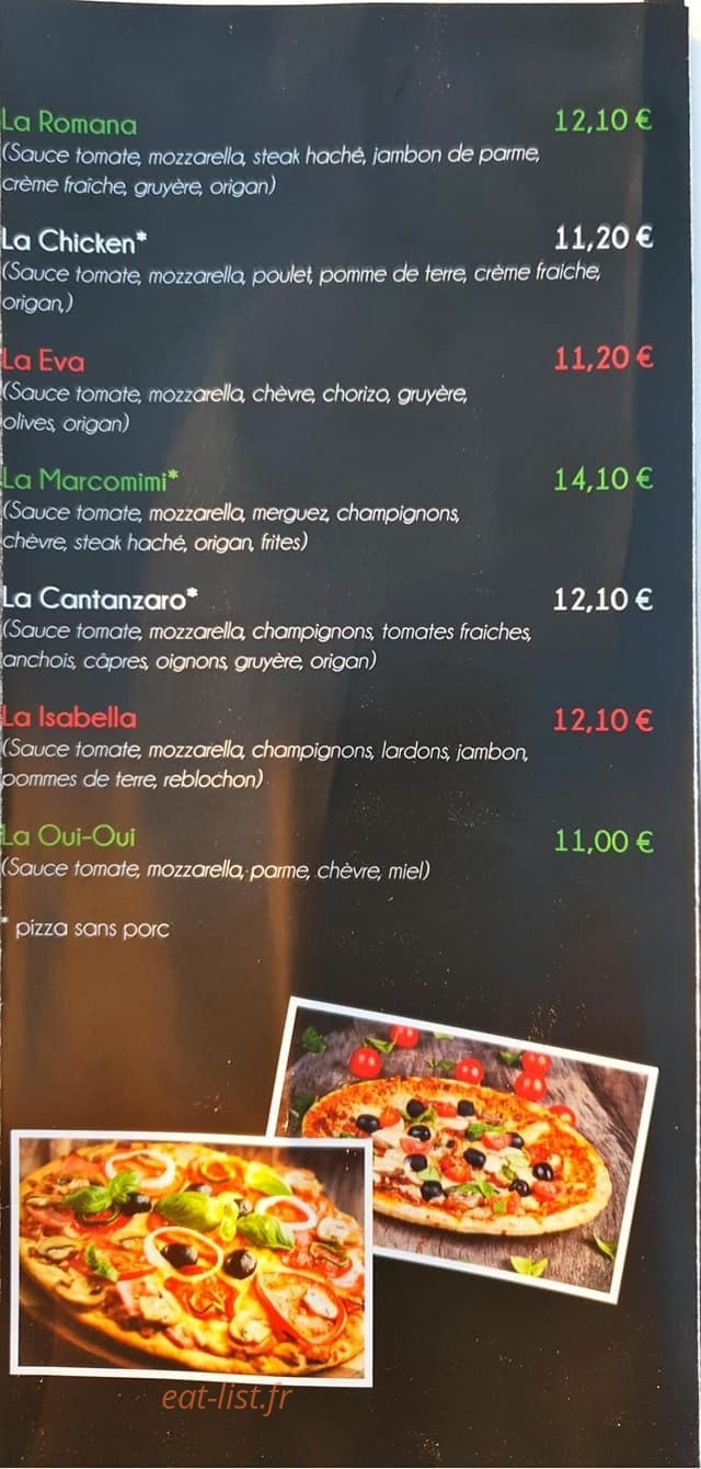 La Romantica — carte page 3