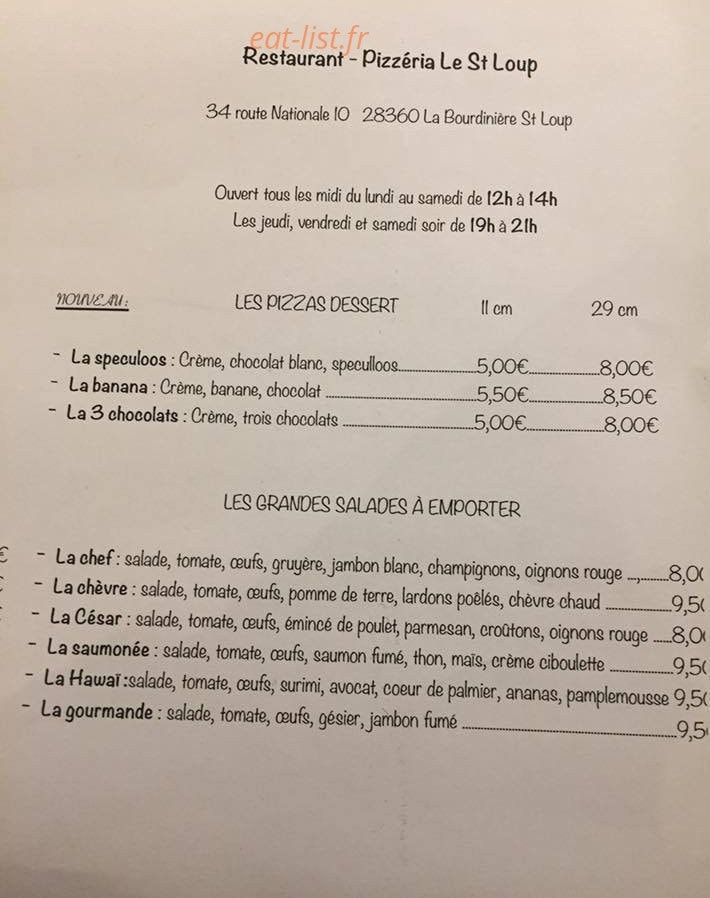 Le Saint Loup — carte page 2