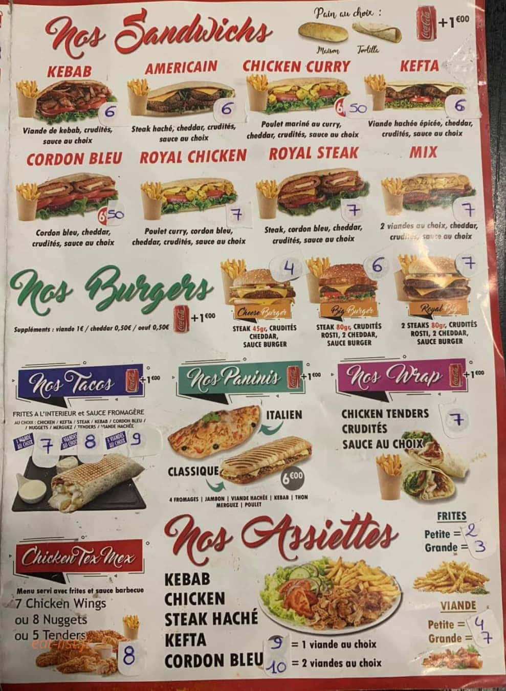 Andiamo pizza — carte page 3
