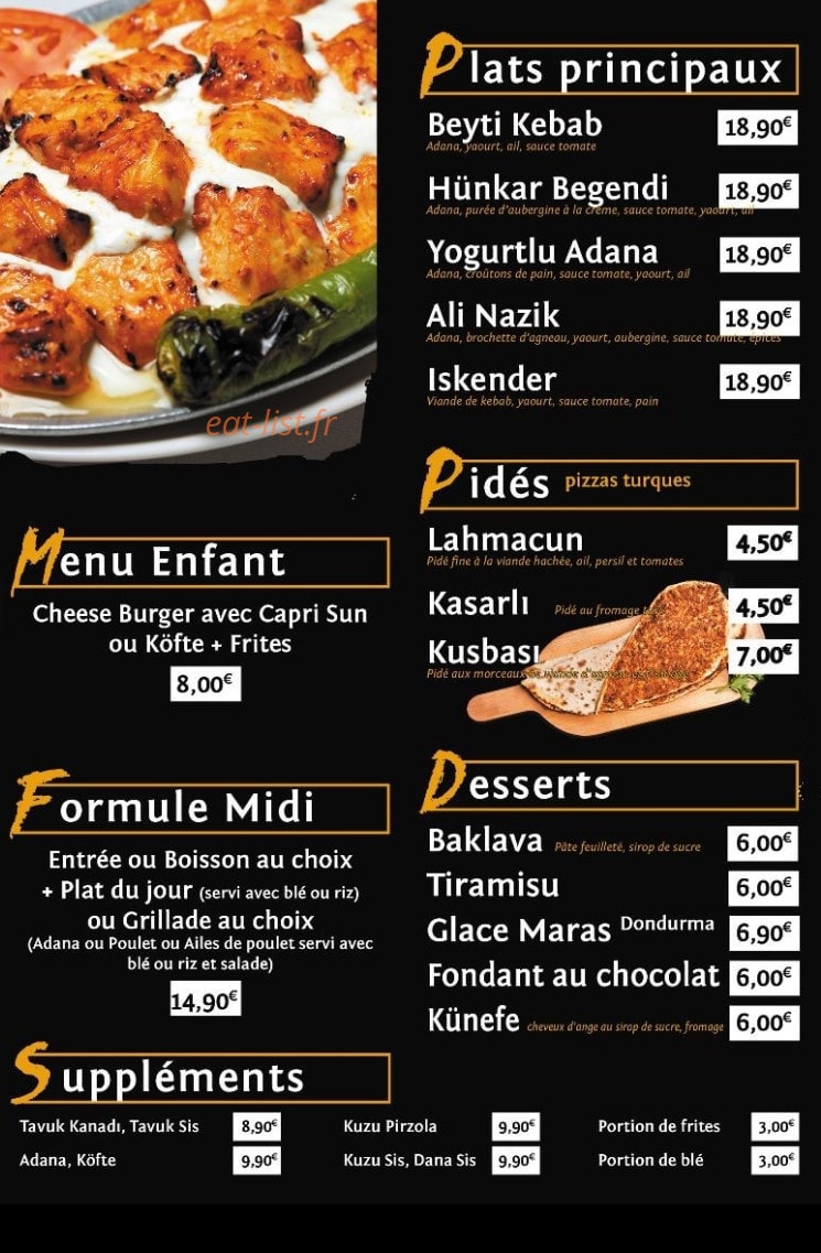 Grill İstanbul — carte page 2