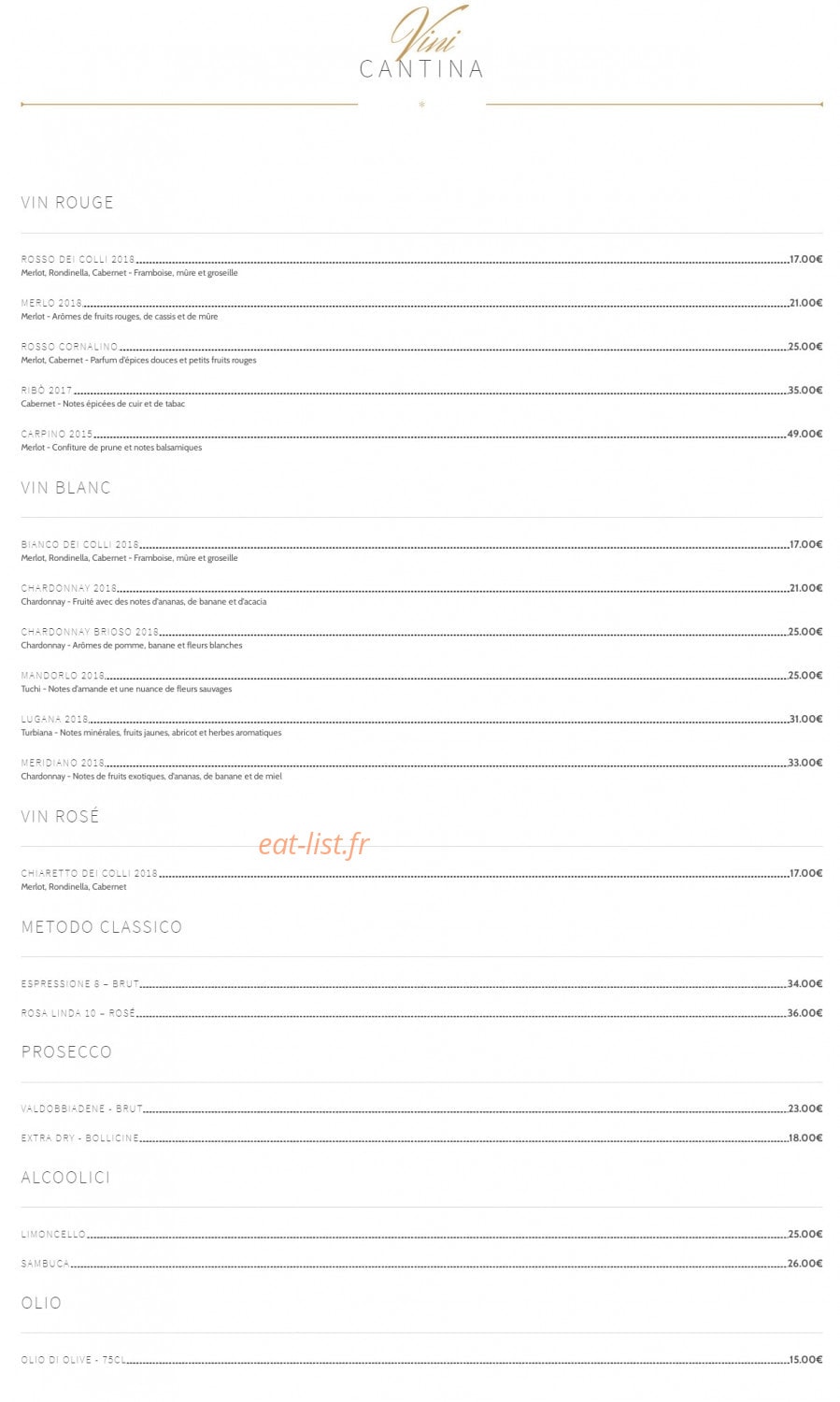 La Bergamasca — carte page 7