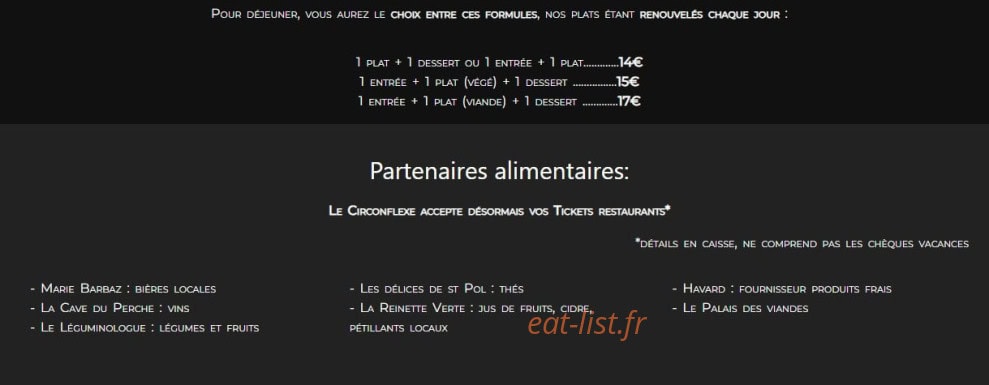 Le Circonflexe — carte page 1