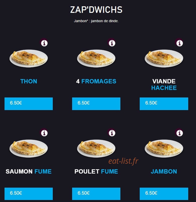 Pizza Andiamo — carte page 11