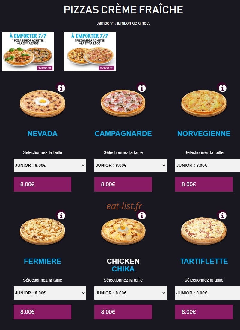 Pizza Andiamo — carte page 5