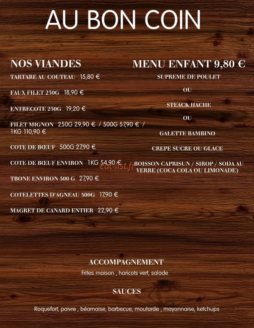 Au Bon Coin — carte page 3