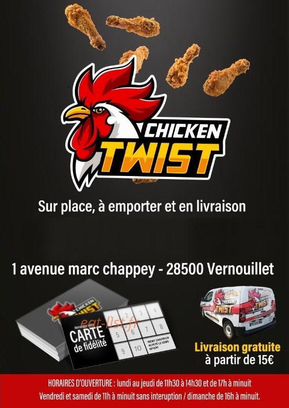 Chicken Twist — carte page 1