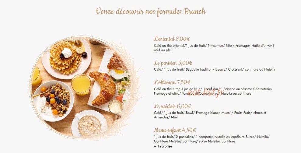Happy Day's — carte page 1