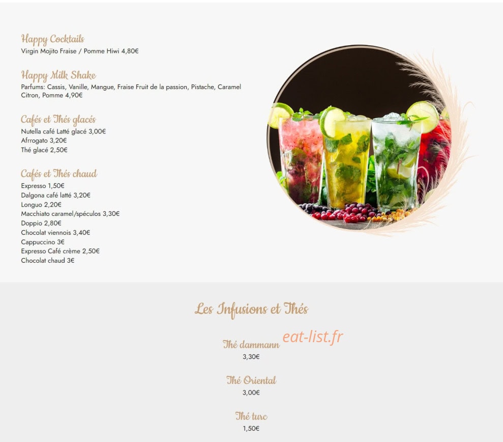 Happy Day's — carte page 5