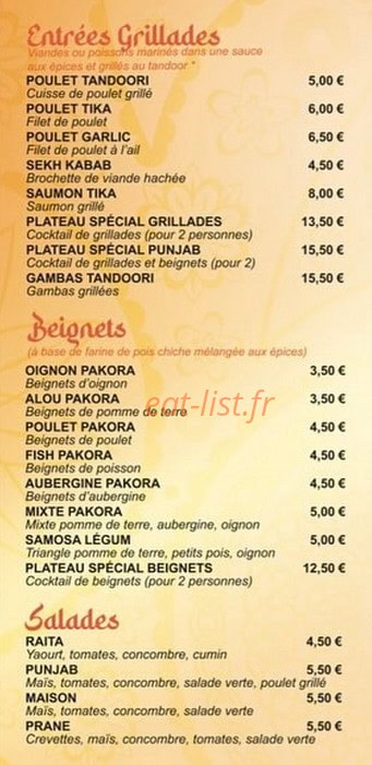 Jardin du punjab — carte page 2
