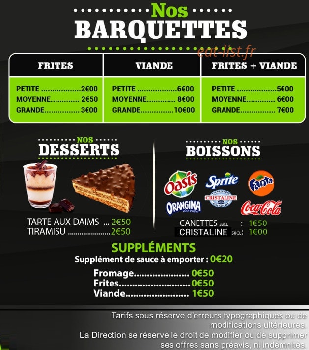 La Pause Kebab — carte page 3