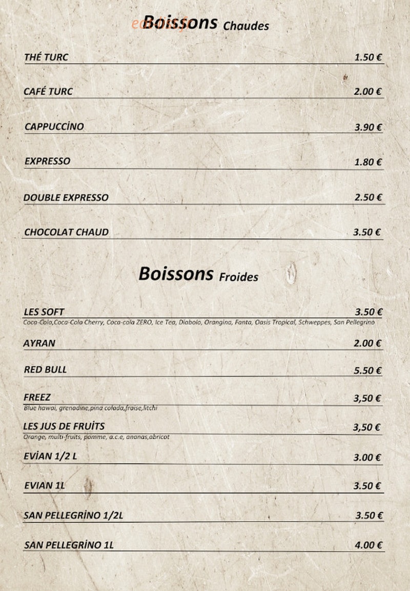 My Chef — carte page 7