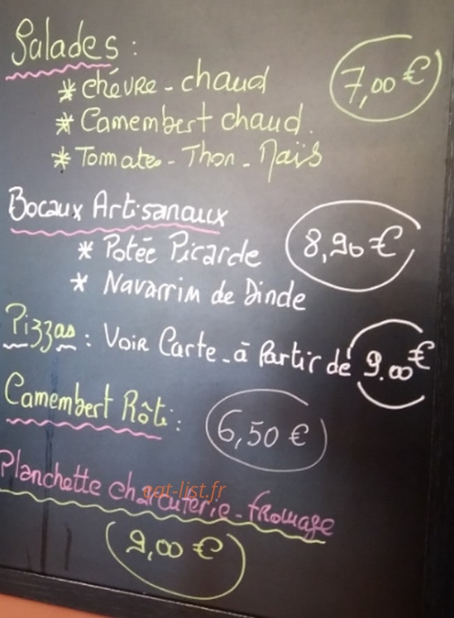 Chope et Compagnie — carte page 1