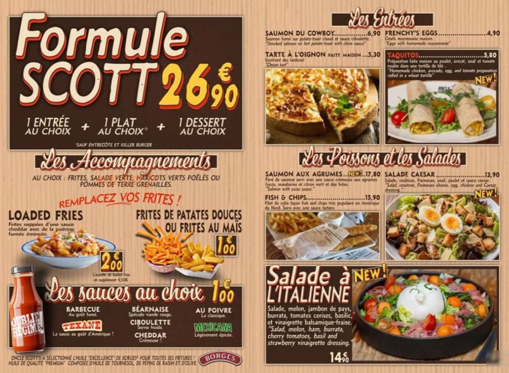 Oncle Scott's — carte page 5