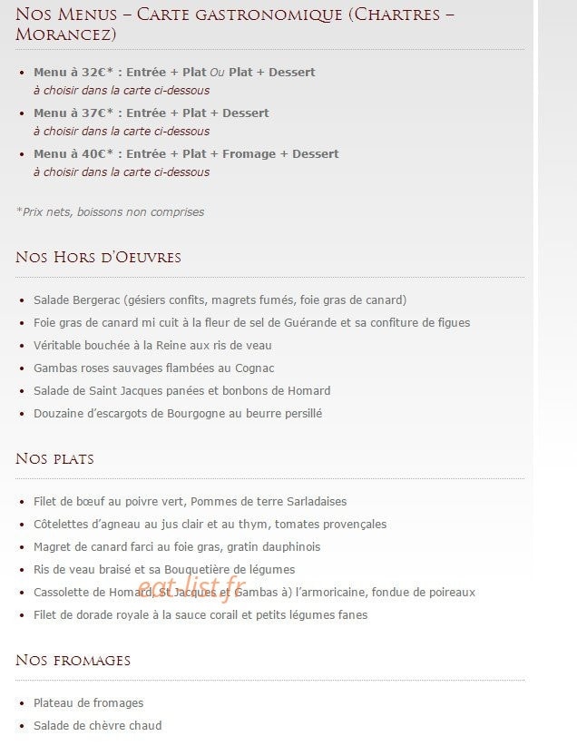 Le Bergerac — carte page 1
