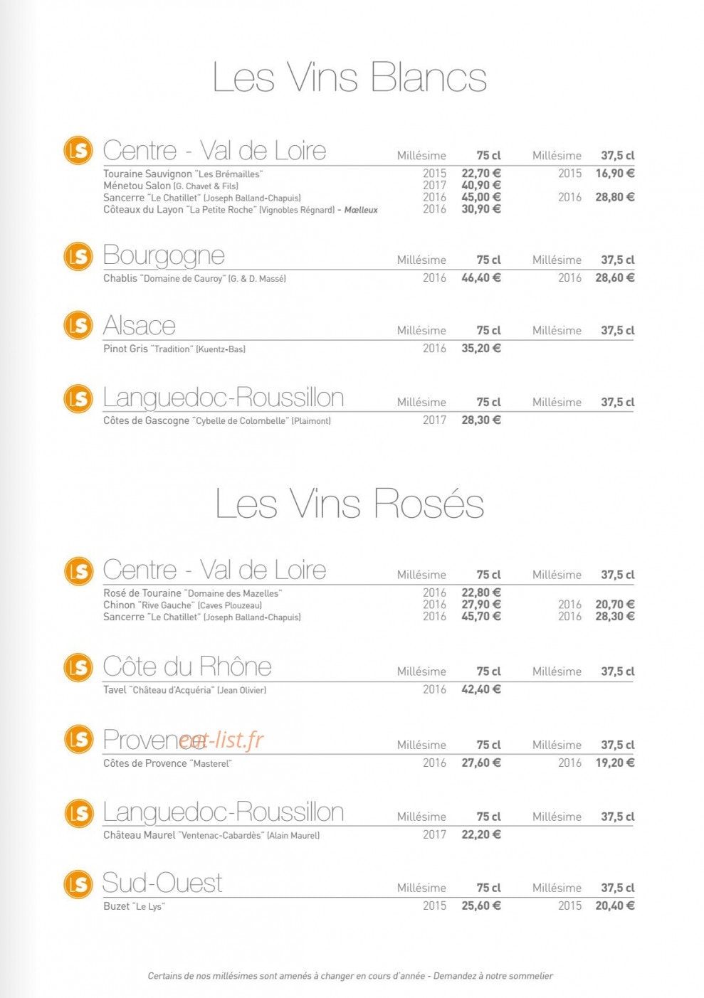 La sellerie — carte page 5